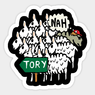 Anti Tory Sticker